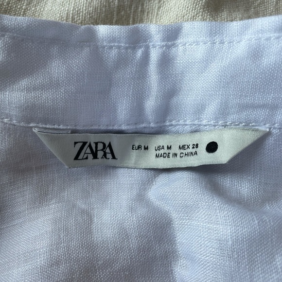Zara linen button up - Picture 4 of 4